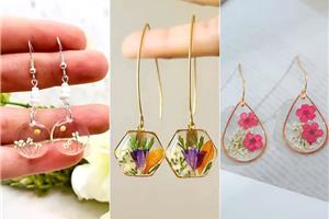 معرفی انواع گوشواره دستدوز